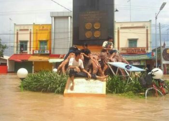 Banjir Bengawan Solo 2007-2008 di Kab Bojonegoro, Terbesar dalam Sejarah