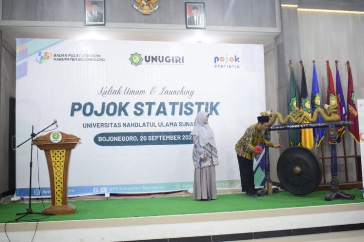 Meningkatkan Literasi Statistik, BPS Bojonegoro dan UNUGIRI Luncurkan Pojok Statistik