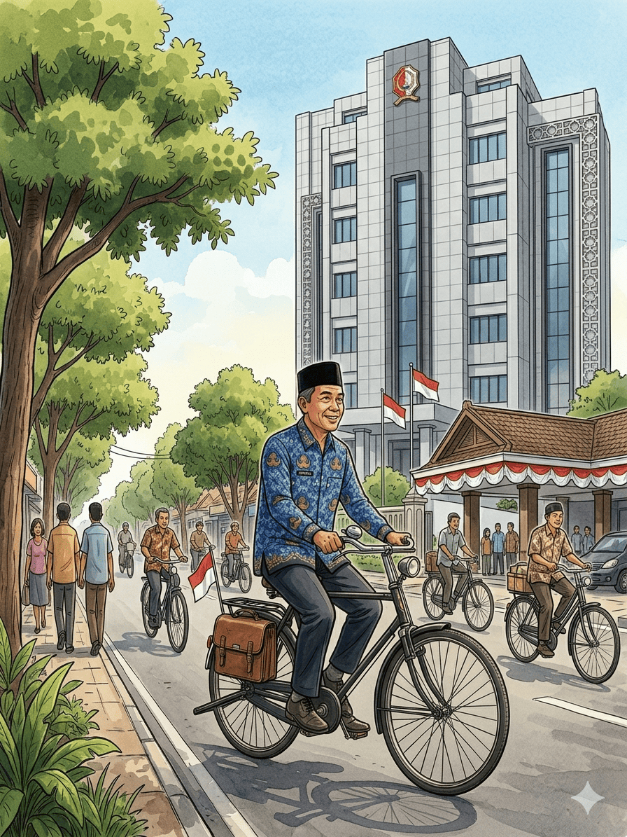 ASN Bojonegoro Diimbau Ngonthel ke Kantor Mulai 30 Maret 2026, Cek Ketentuan Jaraknya