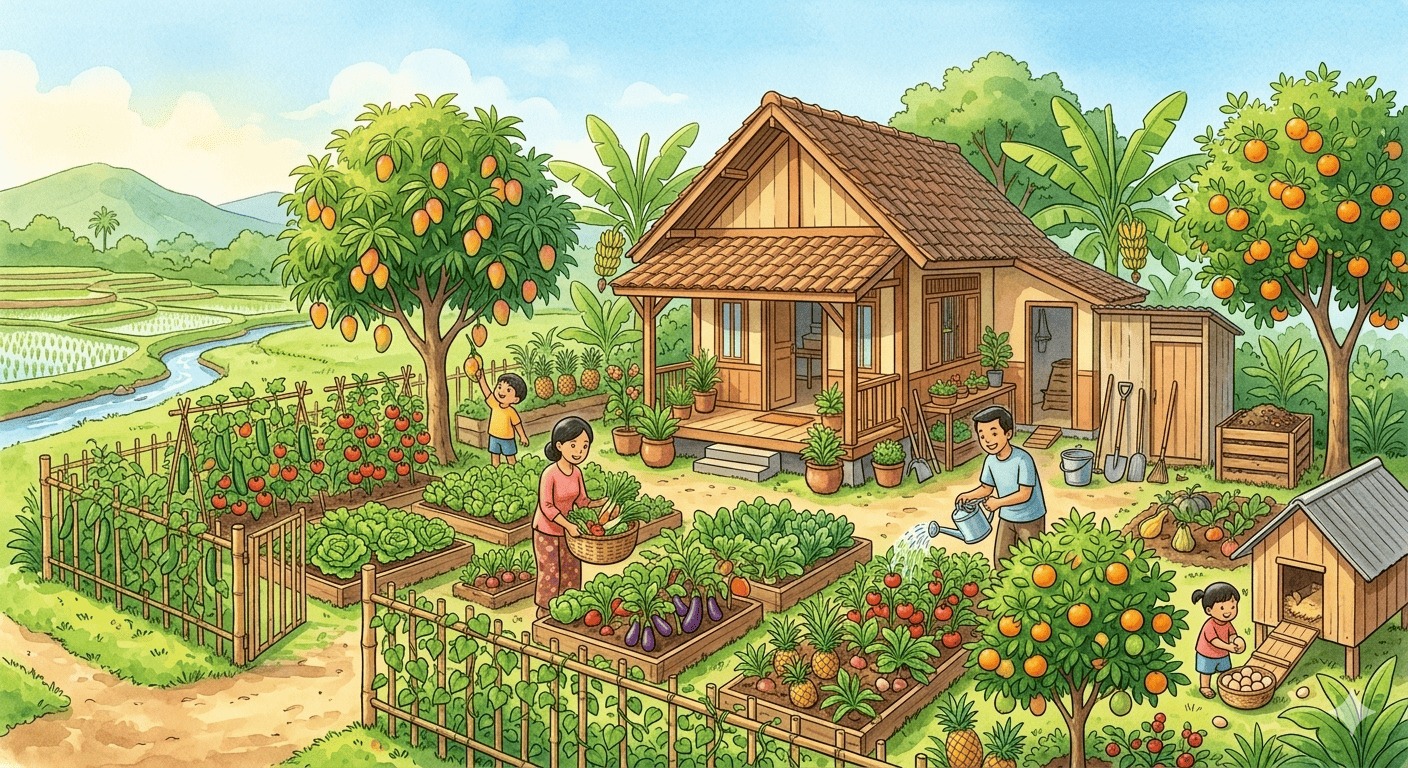 Budaya Karang Kitri: Jawaban Atas Tantangan Kemandirian Pangan Keluarga