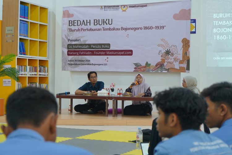 Bedah Buku “Buruh Tembakau Bojonegoro” di Perpus Unigoro, Nyalakan Literasi dan Merekam Sejarah Lokal